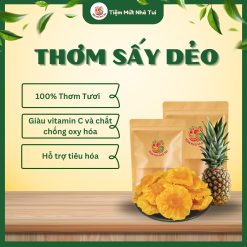 Thơm sấy dẻo đặt sản Tiền Giang không đường, ít calo