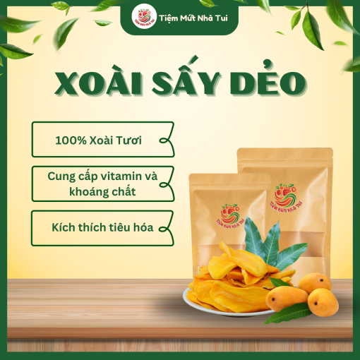 Xoài sấy dẻo Tiệm Mứt Nhà Tui